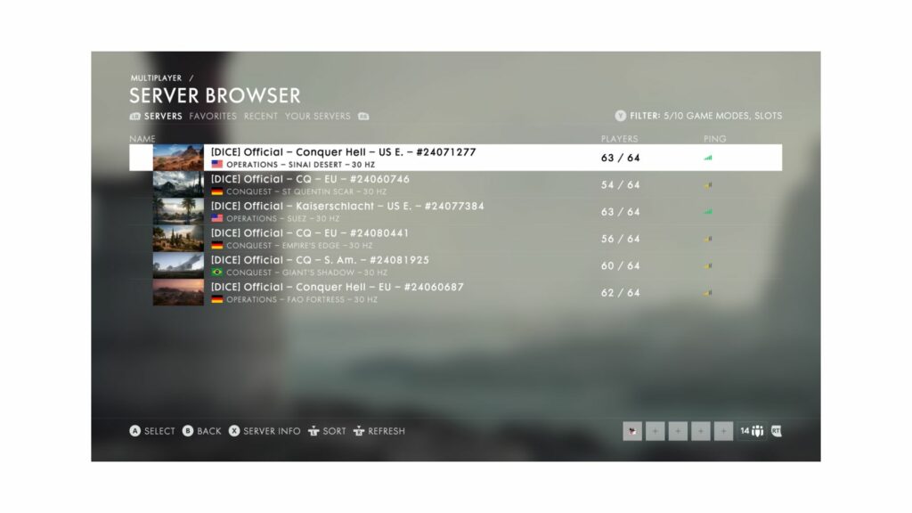 battlefield 1 remants of active servers